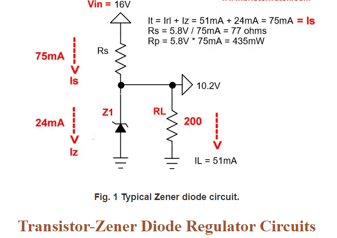 transistor voltage stabilizing circuits