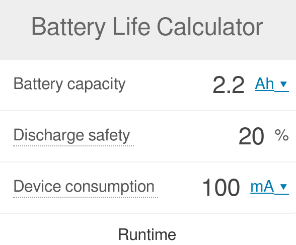 Maximizing Battery Run Time